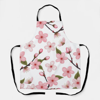 Cherry blossom apron