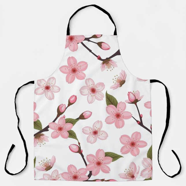 Cherry blossom  apron (Front)