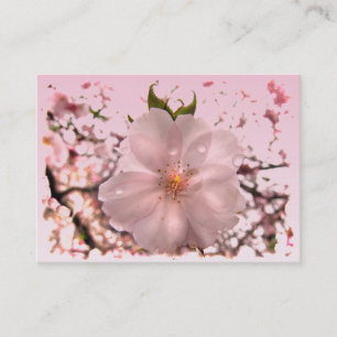 Cherry Blossom ATC Business Card