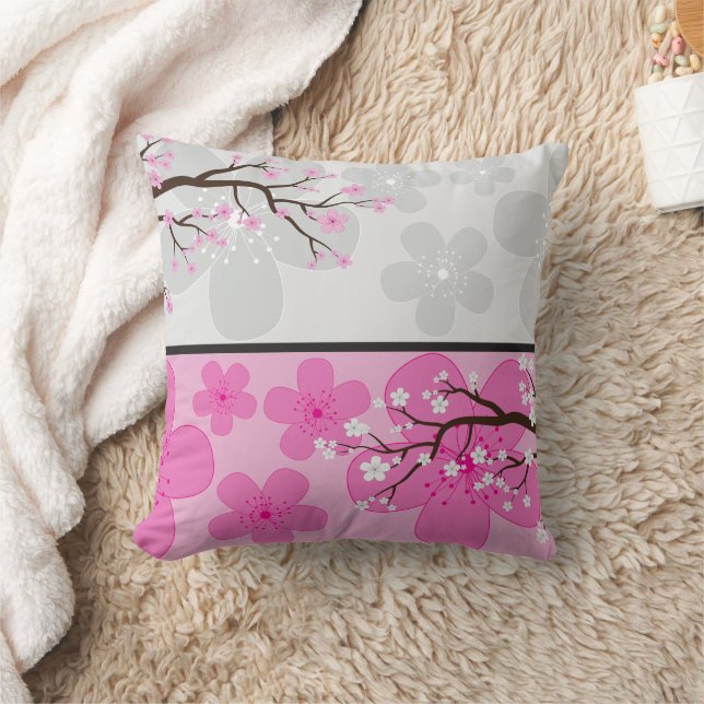 Cherry Blossom Banners Cushion (Blanket)