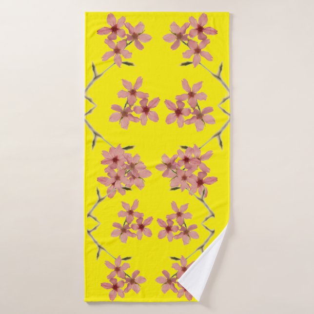 Cherry Blossom Bath Towel (Bath Towel)