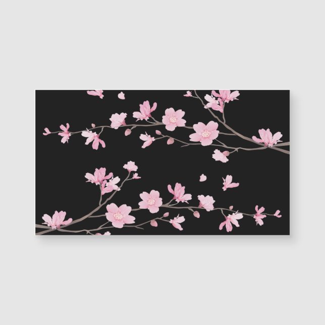 Cherry Blossom - Black (Front)