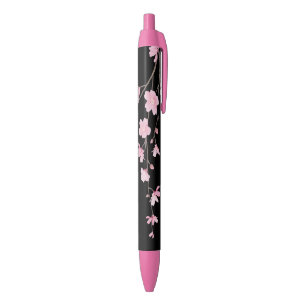 Cherry Blossom - Black Ink Pen