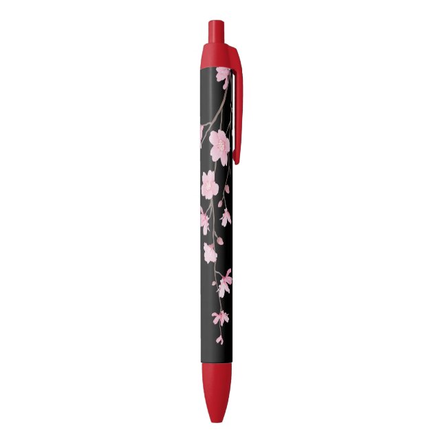 Cherry Blossom - Black Ink Pen (Bottom (Vertical))