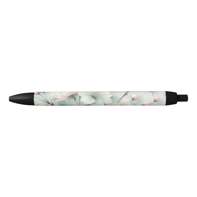 Cherry Blossom Black Ink Pen (Front)