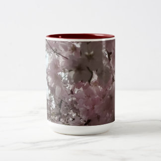 Cherry Blossom Bloom Two-Tone Coffee Mug