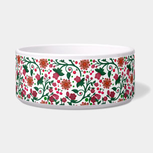 Cherry Blossom Botanical Pattern   Red Floral