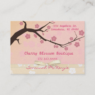 Cherry Blossom Boutique Business Cards