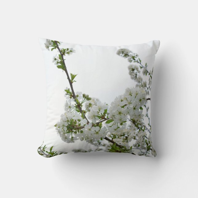 Cherry blossom branch cushion (Front)