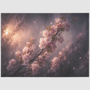 Cherry Blossom Branch Spring Floral Botanical  Tissue Paper