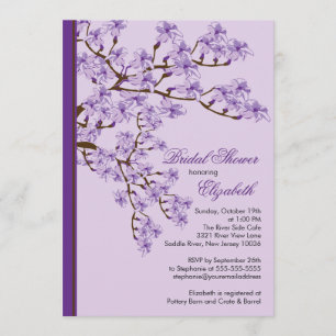 Cherry Blossom Bridal Shower Invitation