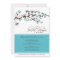 Cherry Blossom Bridal Shower Invitation (aqua)