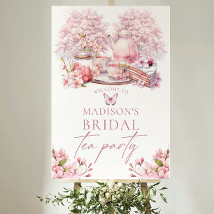 Cherry Blossom Bridal Tea Shower Poster