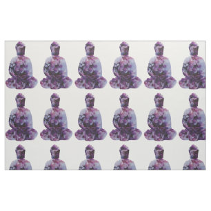 Cherry Blossom Buddha Fabric