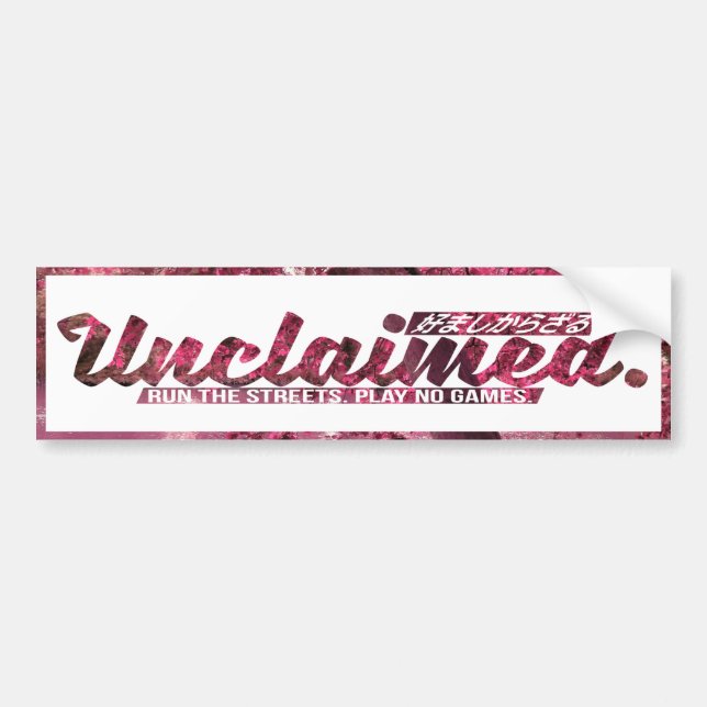 Cherry Blossom Bumper Sticker (Front)