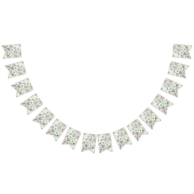 Cherry Blossom Bunting (All)