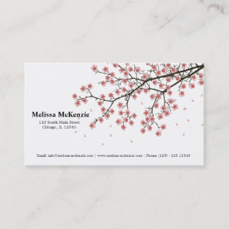Cherry Blossom Business Card