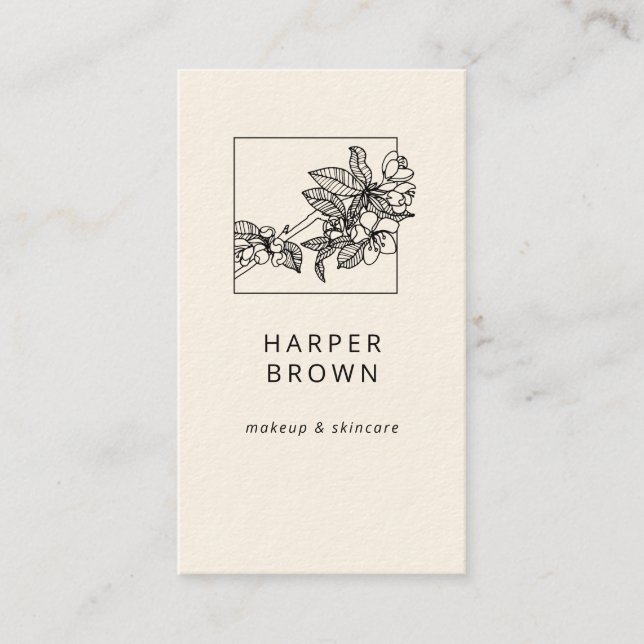 Cherry blossom business card (Front)