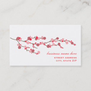 Cherry Blossom Business Cards