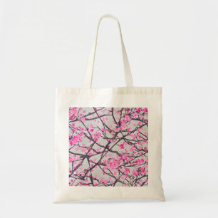 Cherry Blossom Canvas Tote