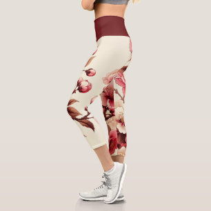 Cherry Blossom Capri Leggings