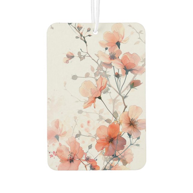 Cherry Blossom Car Air Freshener (Back)
