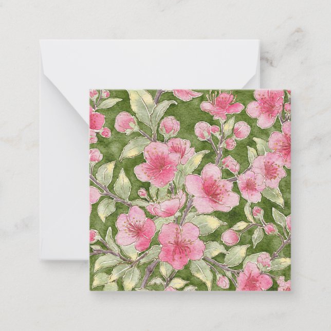 Cherry Blossom Card (Front)