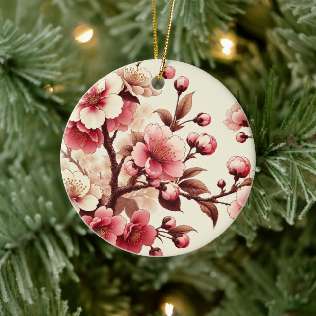 Cherry Blossom Ceramic Tree Decoration (Tree)