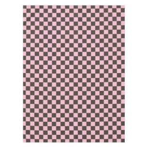 Cherry blossom checkered board pattern tablecloth