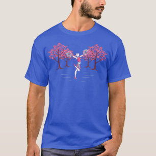Cherry Blossom Cheering Cheerleader Sakura Cheerle T-Shirt