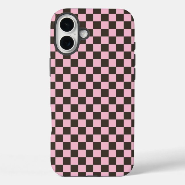 Cherry blossom chequered board pattern Case-Mate iPhone case (Back)