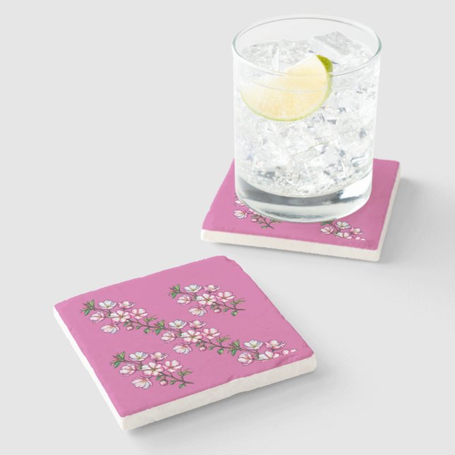 cherry blossom coasters (Side)