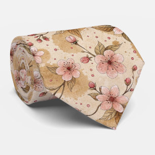 Cherry Blossom Coffee Cosy Pattern (10) Tie
