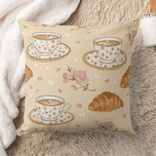 Cherry Blossom Coffee Cosy Pattern (2) Cushion