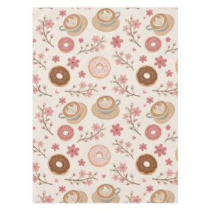 Cherry Blossom Coffee Cosy Pattern (3) Tablecloth