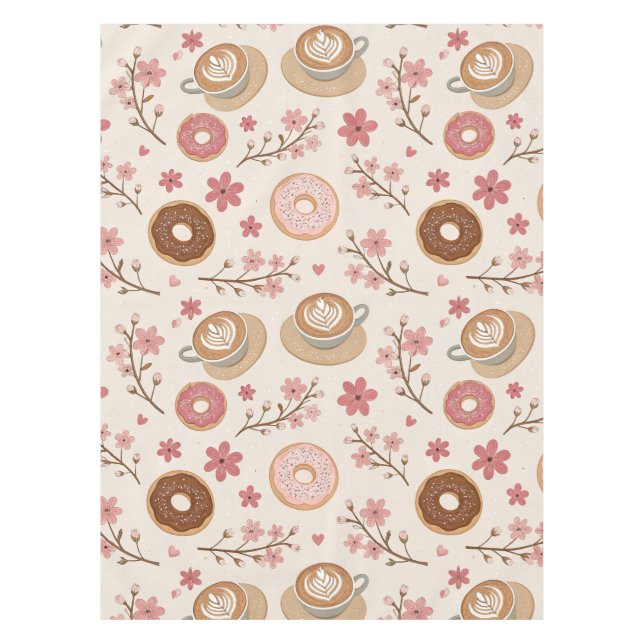 Cherry Blossom Coffee Cosy Pattern (3) Tablecloth (Front)