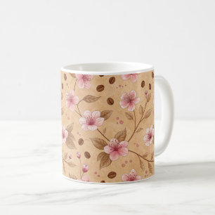 Cherry Blossom Coffee Cosy Pattern (5) Mug
