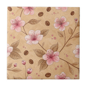 Cherry Blossom Coffee Cosy Pattern (5) Tile