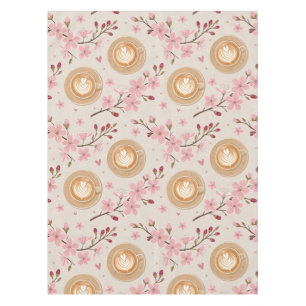 Cherry Blossom Coffee Cosy Pattern (7) Tablecloth