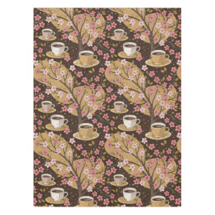 Cherry Blossom Coffee Cosy Pattern (8) Tablecloth