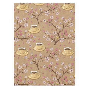 Cherry Blossom Coffee Cozy Pattern (1) Tablecloth