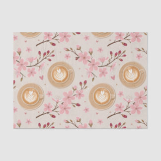 Cherry Blossom Coffee Cozy Pattern (7) Tissue Paper
