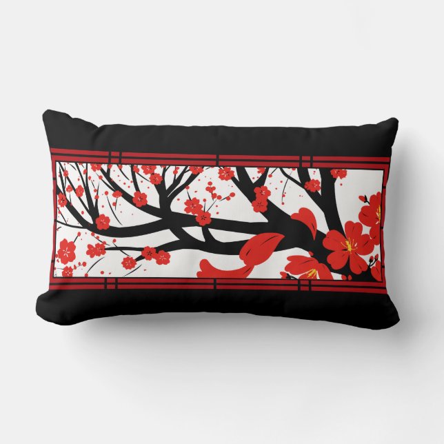 Cherry Blossom Comfort Lumbar Cushion (Front)