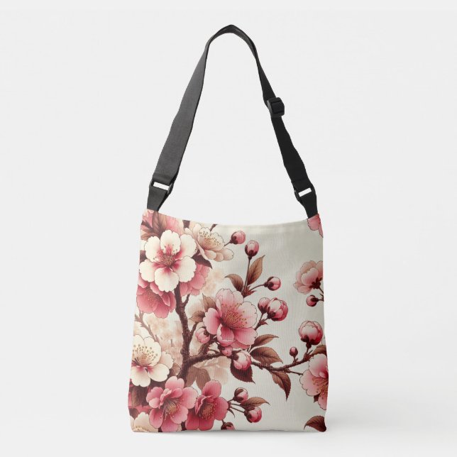 Cherry Blossom Crossbody Bag (Front)