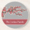 Cherry Blossom Custom Coaster (red)