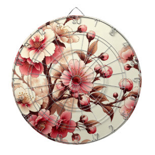Cherry Blossom Dartboard