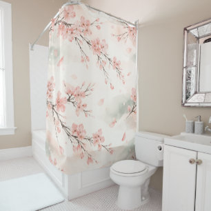 Cherry Blossom Daydream Shower Curtain