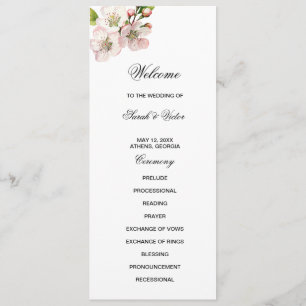 Cherry Blossom Double Sided Flat Program Programme
