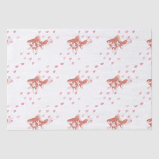 Cherry Blossom Dream: Koi Fish Art Print Tissue Paper