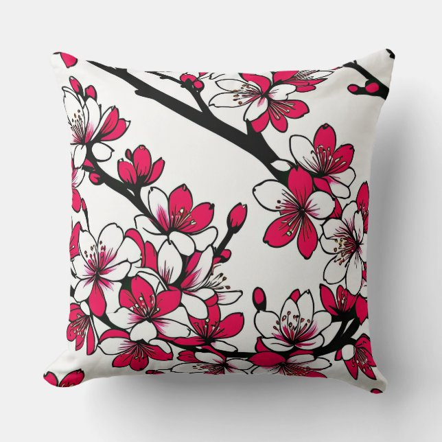 Cherry Blossom Dreams Cushion (Front)